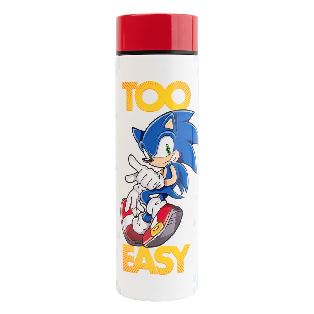botella acero inoxidable sonic the hedgehog 420ml