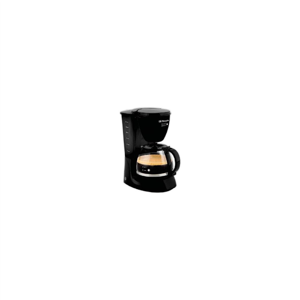 cafetera de goteo orbegozo cg 4060 n 800w 12 tazas capacidad 1.3l filtro permanente extraible placa calor anti-adherente jarra c