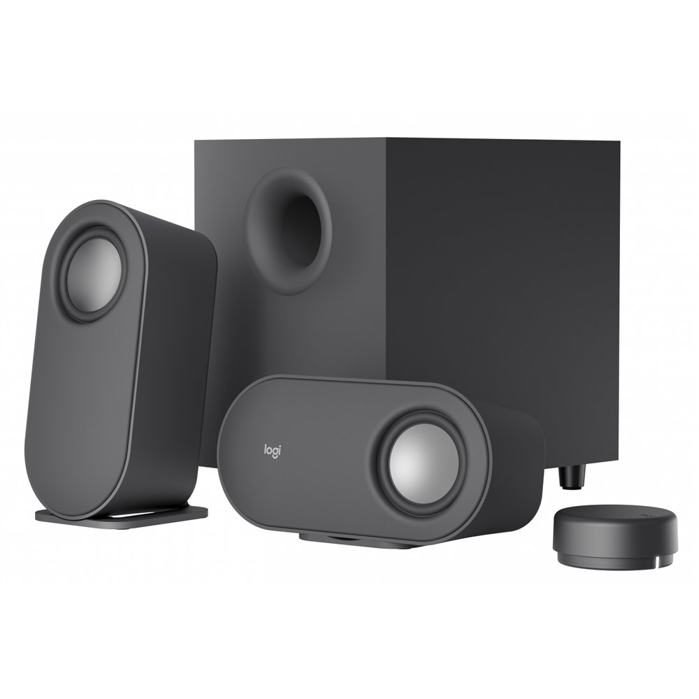 logitech z407 bluetooth computer speakers with subwoofer and wireless control 40 w grafito 2.1 canales