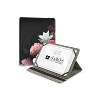 subblim funda tablet universal trendy case rosas 11"