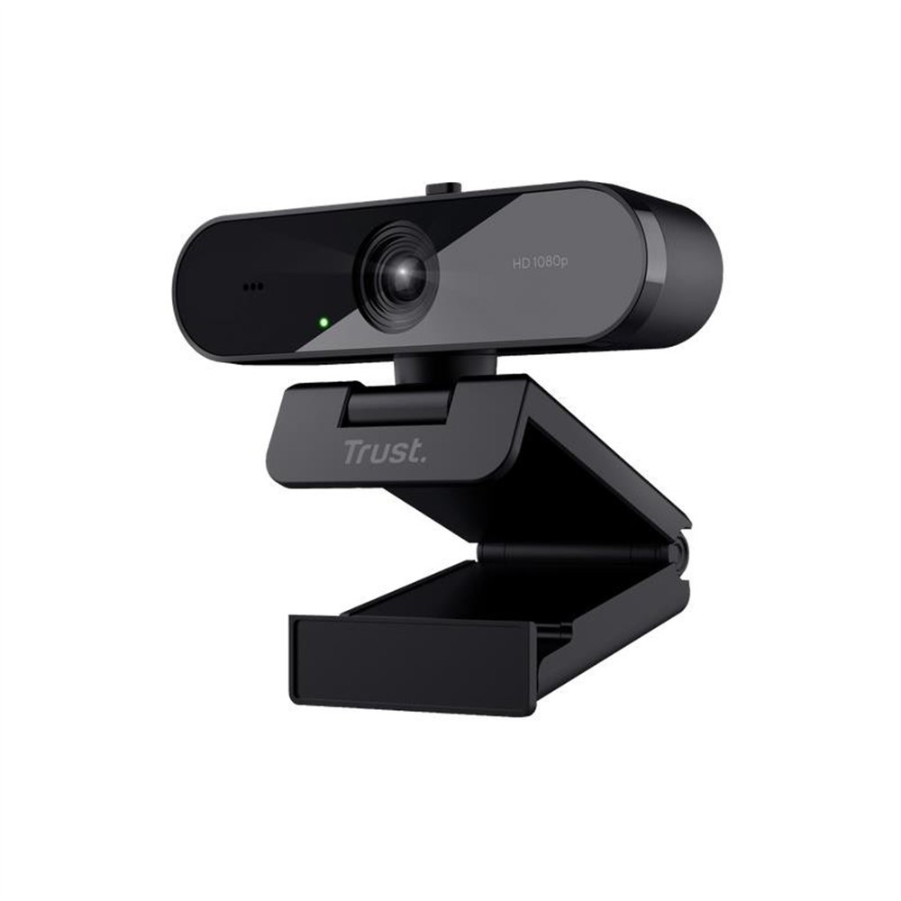 webcam trust tw-200 full hd 1080p usb black