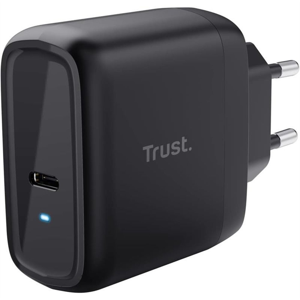 cargador trust maxo usb-c 65w 2m black
