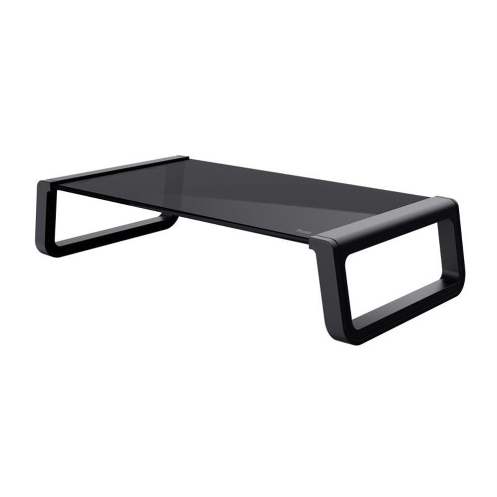 soporte sobremesa trust monta tv/monitor cristal ergonomic black
