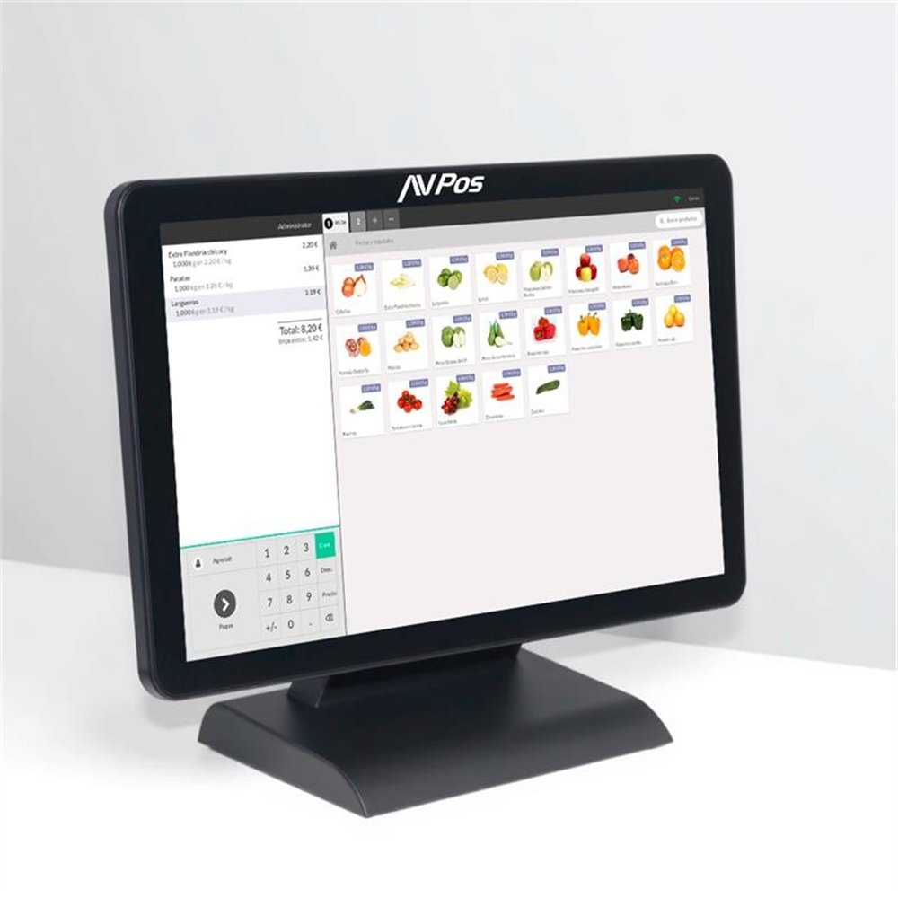 tpv avpos k2000 15 slim i3/8gb/m.2 128gb/wifi/bluetooth/lan 1000/w11pro 3y