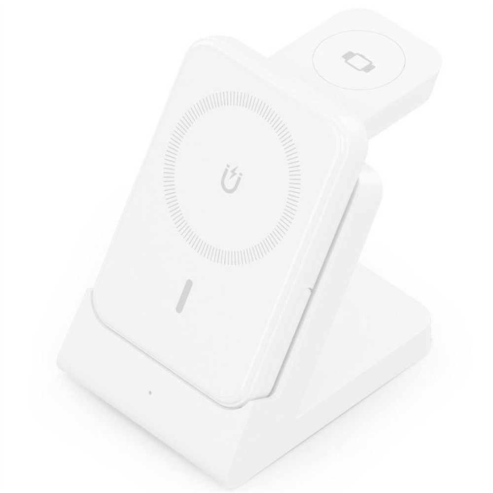 base cargador aisens smartphone/apple watch/auriculares wireless 15w white