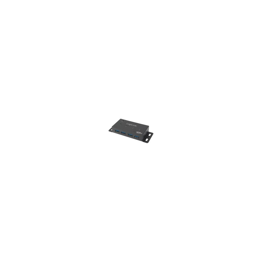 hub logilink 4 puertos usb 3.0 negro ua0149