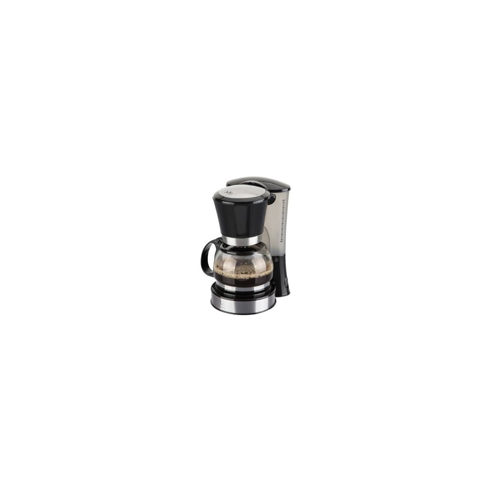 cafetera de goteo jata 600w 2/8 tazas filtro permanente deposito agua graduado jarra de cristal con tapa negra ca288n