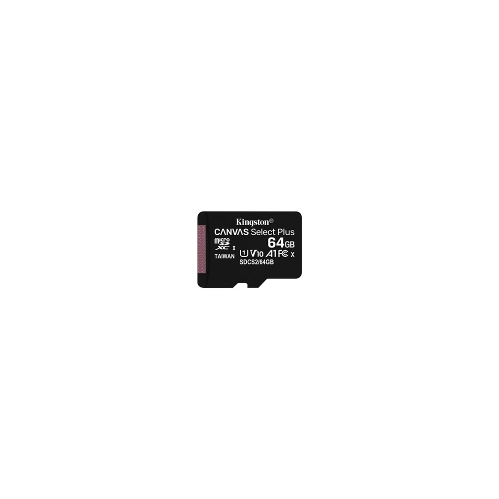 memoria microsdxc kingston 64gb canvas select plus sdcs2/64gb