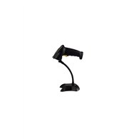 ms3-1d, lector laser 1d, usb, negro, con stand