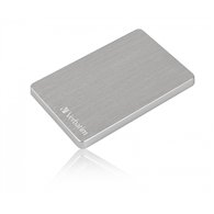disco externo verbatim disco duro portátil store 'n' go alu slim 1 tb plata 53663