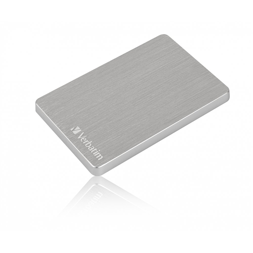 disco externo verbatim disco duro portátil store 'n' go alu slim 1 tb plata 53663