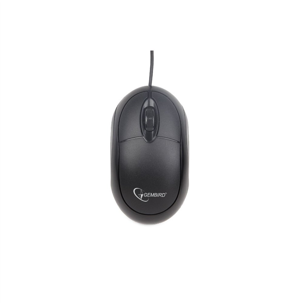 gembird mus-u-01 ratón ambidextro usb tipo a í“ptico 1000 dpi