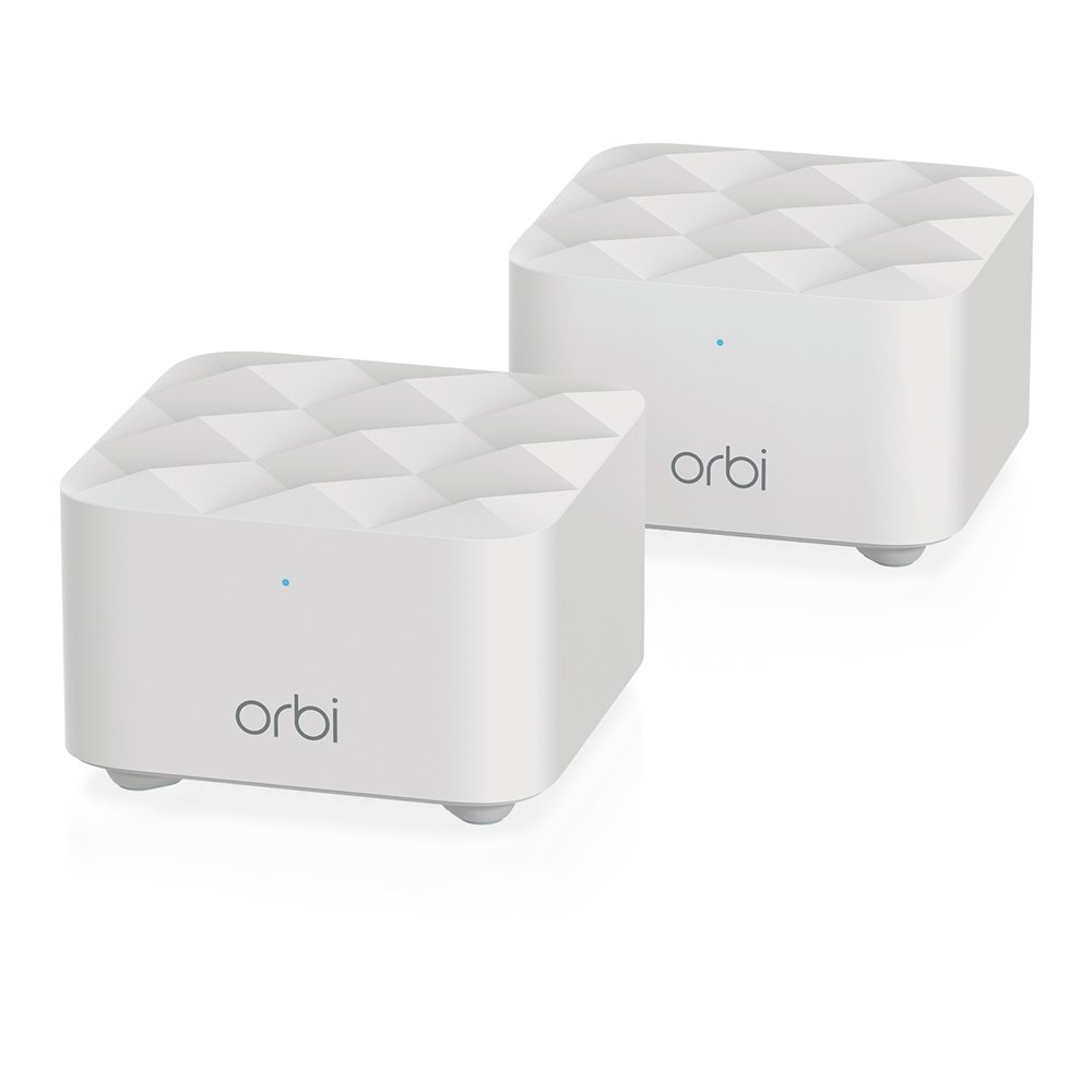 netgear orbi wifi system ac1200 router inalámbrico gigabit ethernet doble banda (2,4 ghz / 5 ghz) blanco