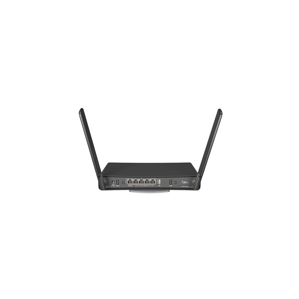 mikrotik hap acâ³ router inalámbrico gigabit ethernet doble banda poe (2,4 ghz / 5 ghz) negro