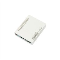 mikrotik rb260gs gigabit ethernet (10/100/1000) energí­a sobre ethernet (poe) blanco