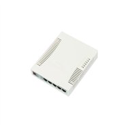 mikrotik rb260gs gigabit ethernet (10/100/1000) energí­a sobre ethernet (poe) blanco