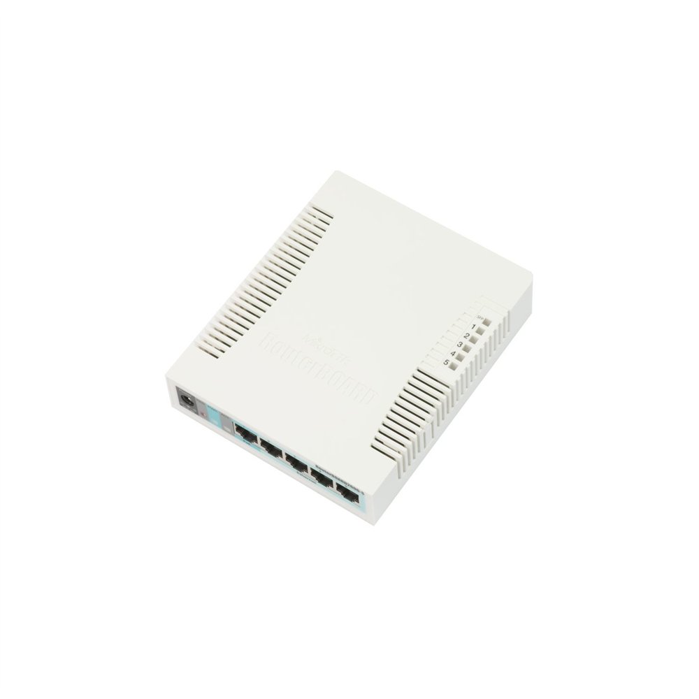 mikrotik rb260gs gigabit ethernet (10/100/1000) energí­a sobre ethernet (poe) blanco