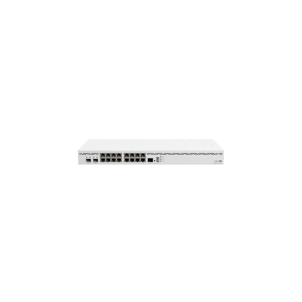 mikrotik ccr2004-16g-2s+ router 16 gigabit ethernet blanco