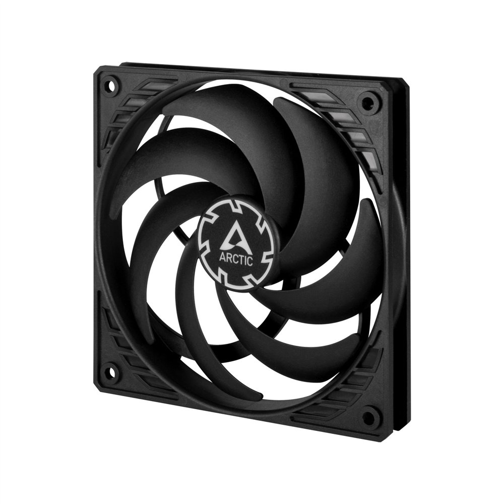 arctic p12 slim pwm pst carcasa del ordenador ventilador 12 cm negro 1 pieza(s)