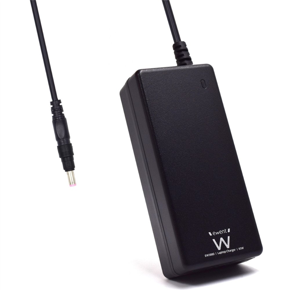ewent ew3896 adaptador e inversor de corriente interior 65 w negro