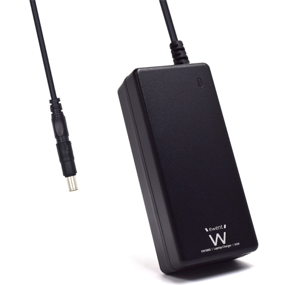 ewent ew3888 adaptador e inversor de corriente interior 65 w negro
