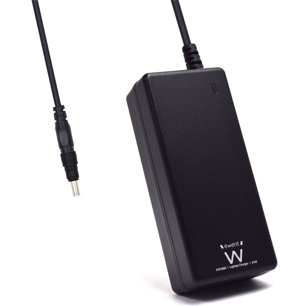 ewent ew3887 adaptador e inversor de corriente interior 65 w negro