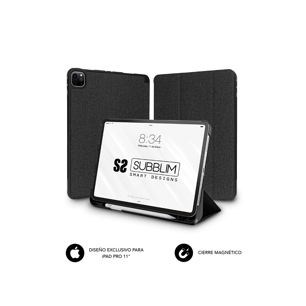 subblim funda tablet shock case ipad pro 11â€ 2021/20/18 negro