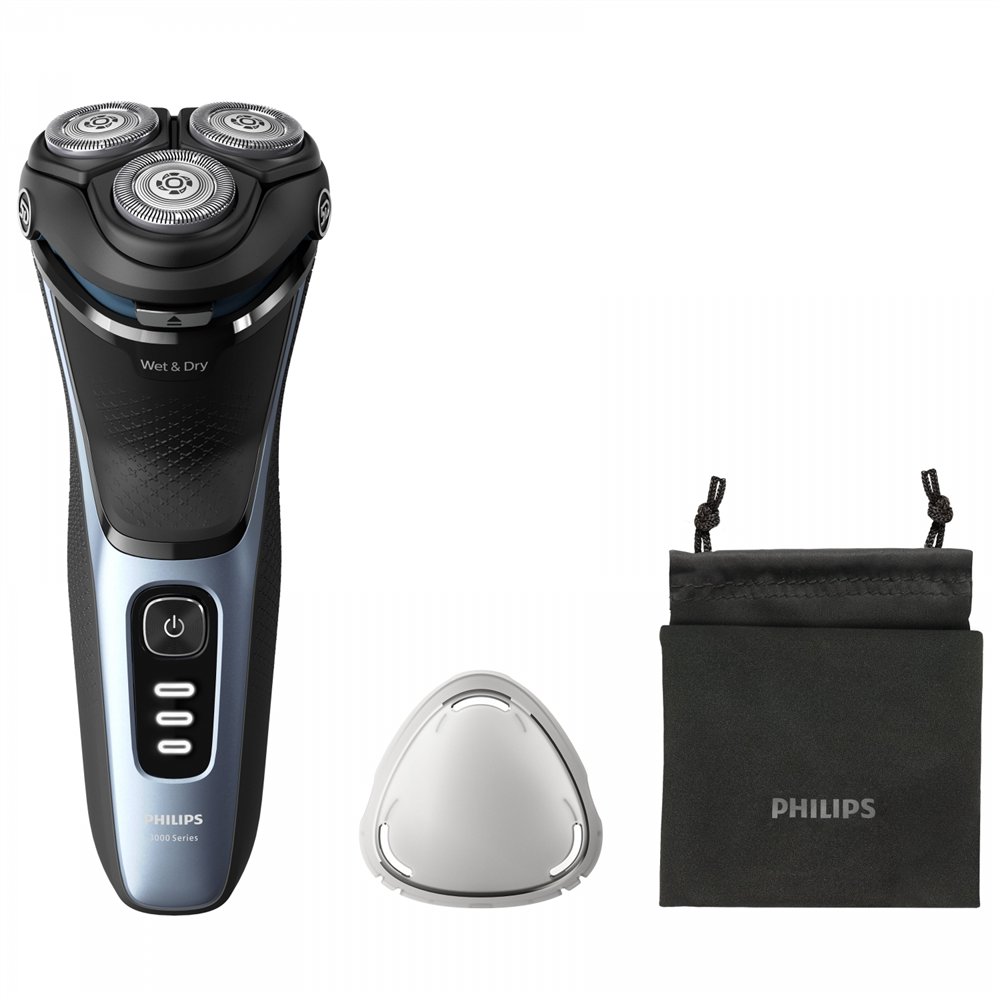 philips shaver 3000 series s3243/12 afeitadora eléctrica en seco y en húmedo