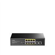 cudy fs1010pg switch fast ethernet (10/100) energí­a sobre ethernet (poe) negro