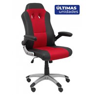 piqueras y crespo silla gaming talave similpiel negro y rojo.