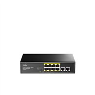 cudy fs1010p switch fast ethernet (10/100) energí­a sobre ethernet (poe) negro