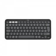 logitech pebble keys 2 k380s teclado rf wireless + bluetooth qwerty español grafito