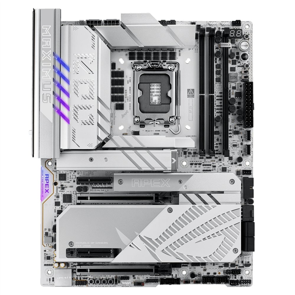 asus rog maximus z890 apex intel z890 lga 1851 (socket v1) atx
