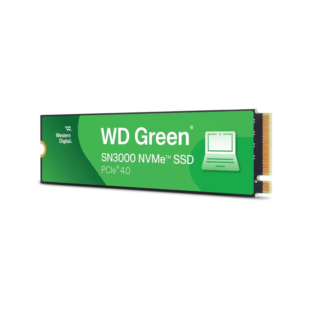wd green sn3000 512gb disco ssd 5000mb/s nvme pcie 4.0 m.2 gen4 qlc 3d nand disco ssd