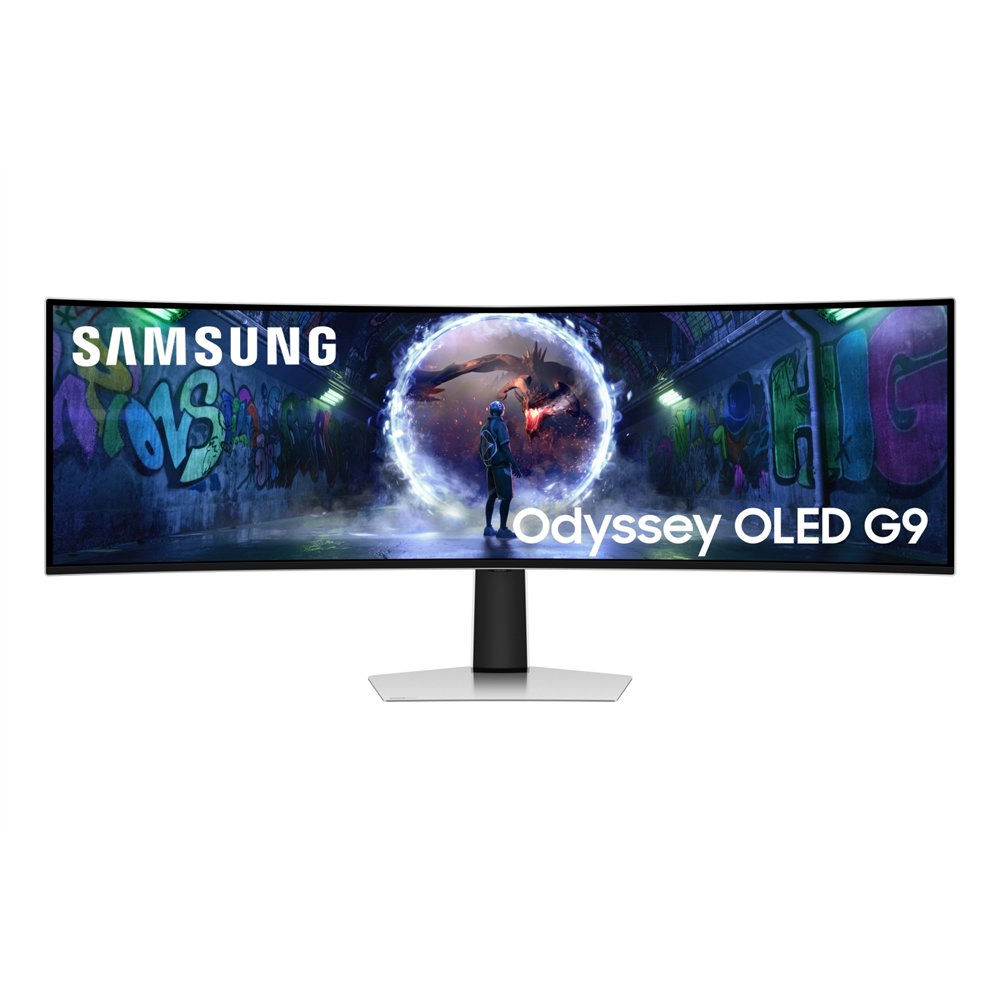 samsung s49dg934su pantalla para pc 124,5 cm (49") 5120 x 1440 pixeles dual qhd oled plata