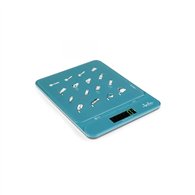 jata hbal1204 báscula de cocina azul encimera rectángulo báscula electrónica de cocina