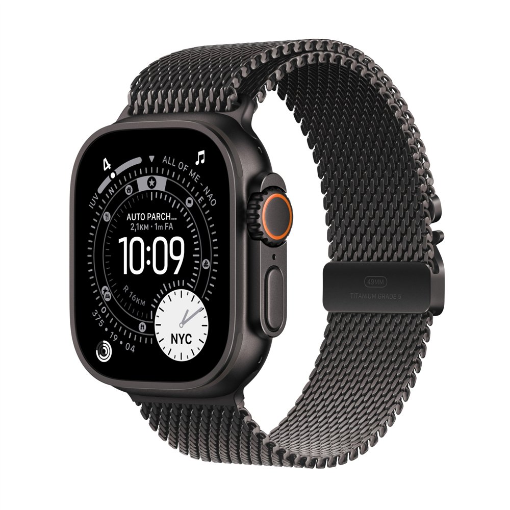 apple watch ultra 3 oled 49 mm digital 422 x 514 pixeles pantalla táctil 5g negro wifi gps (satélite)