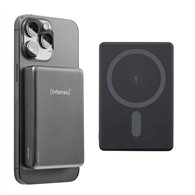 intenso batería externa magnética mw10000 10000 mah – compatible con magsafe, carga inalámbrica 15w, usb-c pd 20w, para iphone y