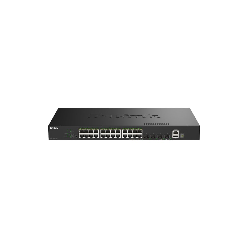 d-link dgs-1530-28p/e switch gestionado l2 gigabit ethernet (10/100/1000) energía sobre ethernet (poe) negro