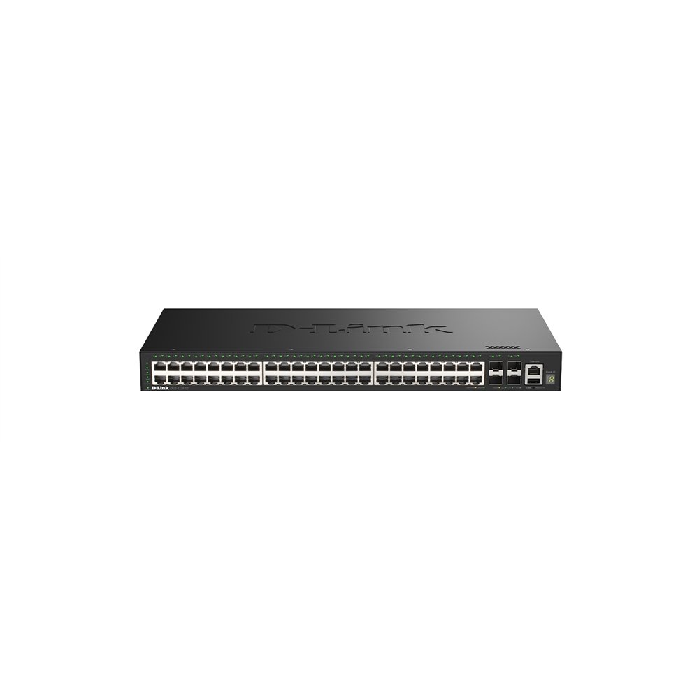 d-link dgs-1530-52/e switch gestionado l2 gigabit ethernet (10/100/1000) negro