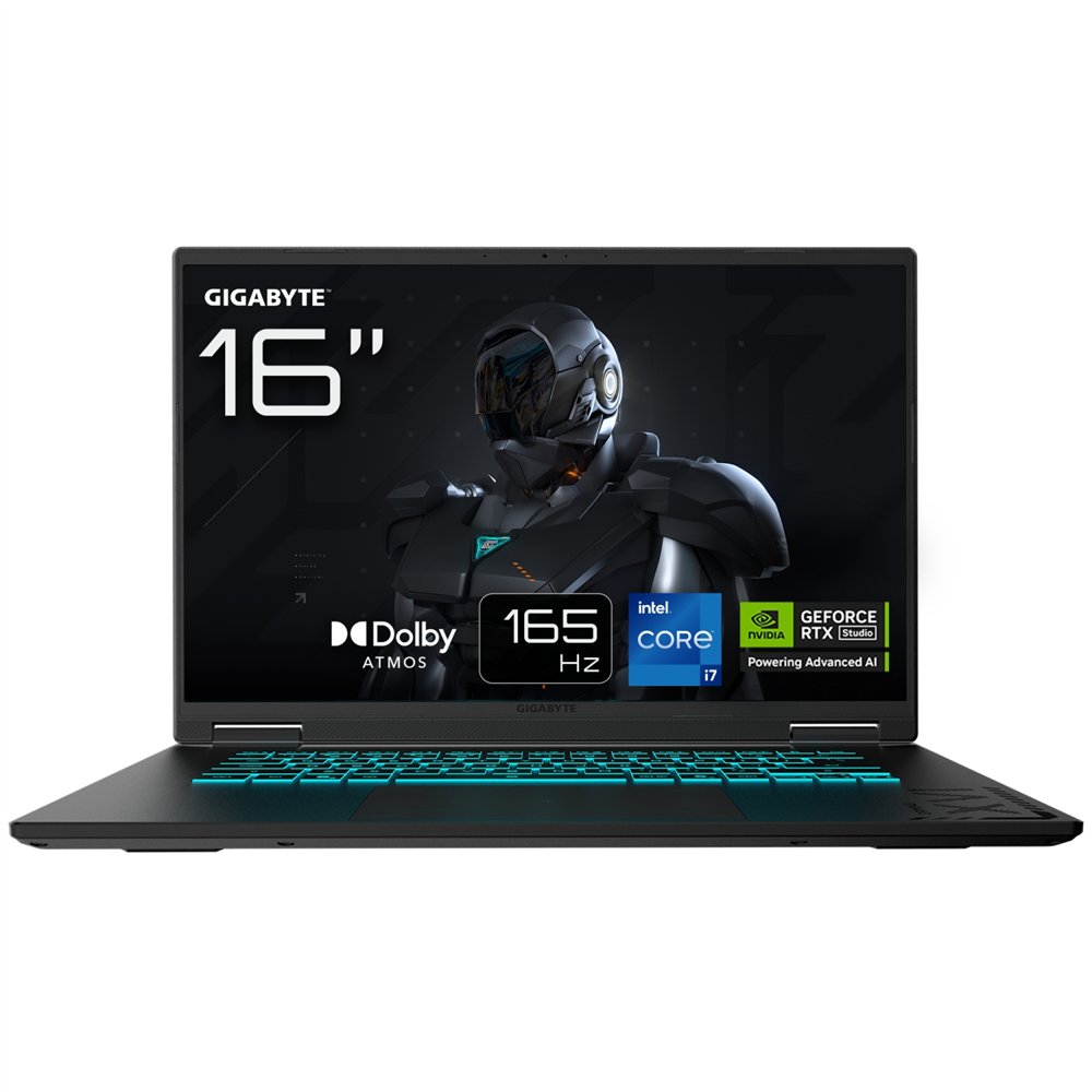gigabyte gaming a16 cvh portátil - 16" 165hz wuxga, intel core i7-13620h, nvidia rtx 5060, 32gb ddr5 5200mhz, 1 x ssd gen4 de 1t