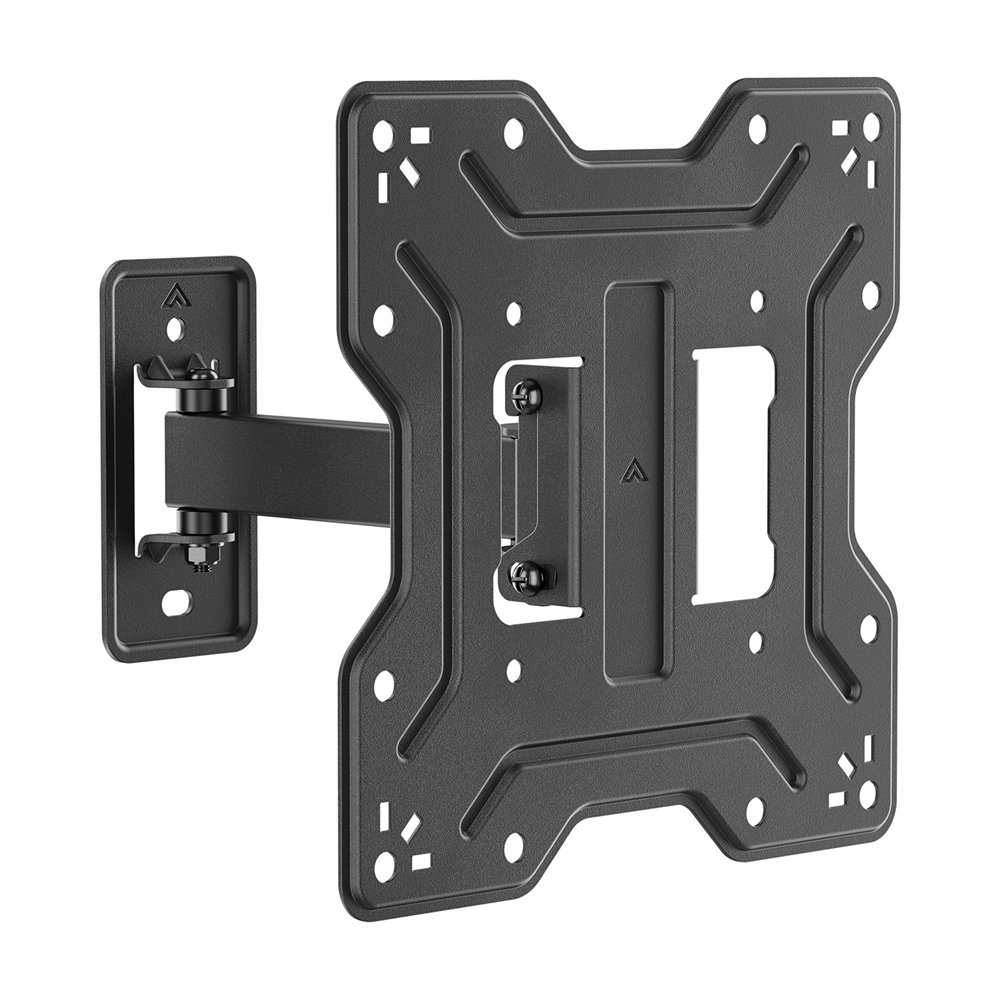 aisens soporte eco giratorio, inclinable para monitor/tv 30kg (2 pivotes) de 23"-43", negro