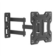 aisens soporte eco giratorio, inclinable para monitor/tv 30kg (3 pivotes) de 23"-43", negro