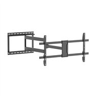 aisens soporte pro giratorio, inclinable y nivelable para monitor/tv 50kg de 43"-80", negro