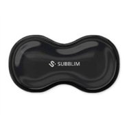 reposamuñecas subblim cristal flex negro (submp-04e091)