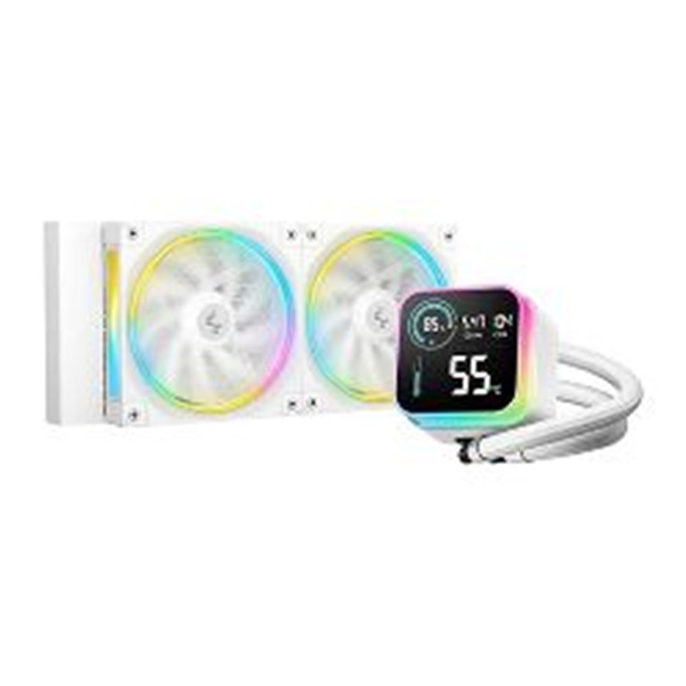 ref. líq. deepcool lq240 led blanco(r-lq240-whdsmc-g-1)