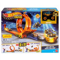 pista trofeo del desafío bigfoot monster trucks hot wheels