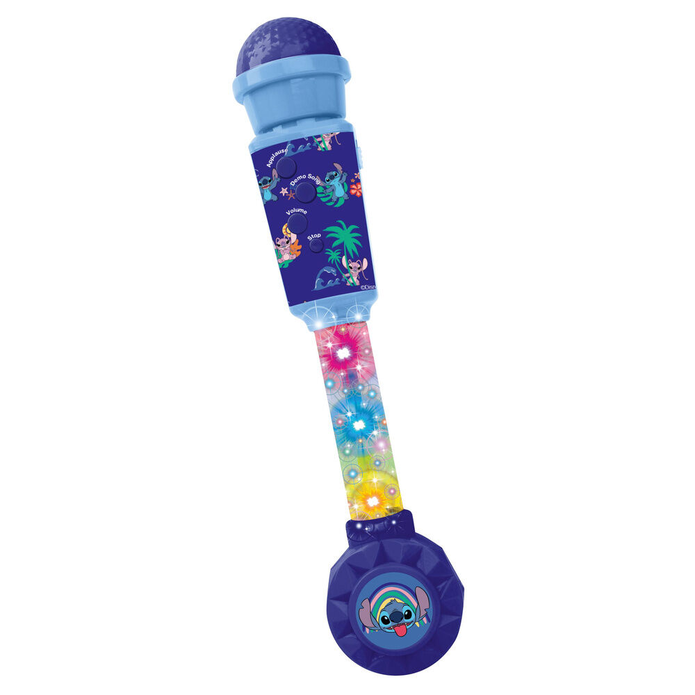 microfono luminoso stitch disney