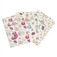 set 3 cuadernos a6 alicia en el pais de las maravillas disney