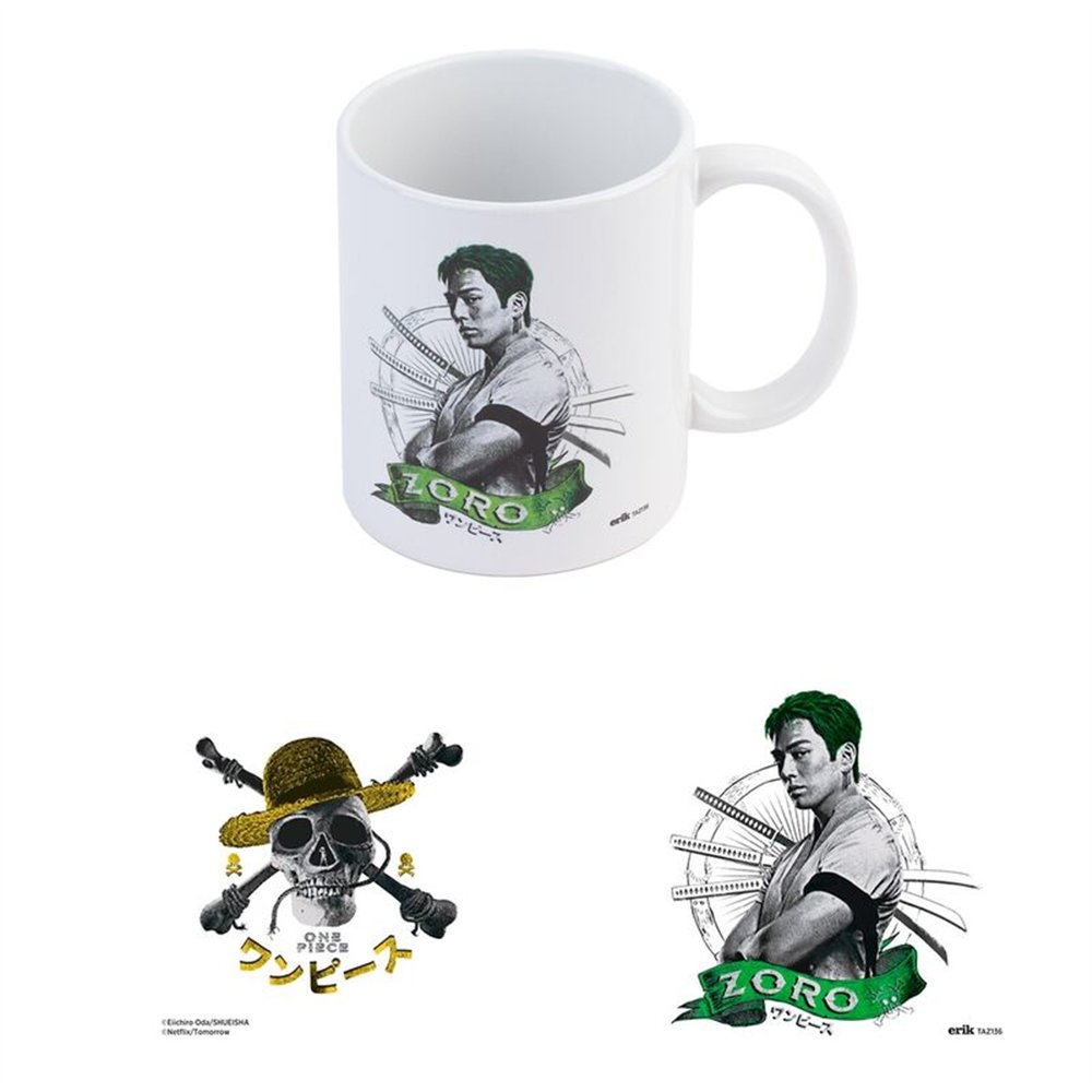 taza roronoa zoro one piece 350ml